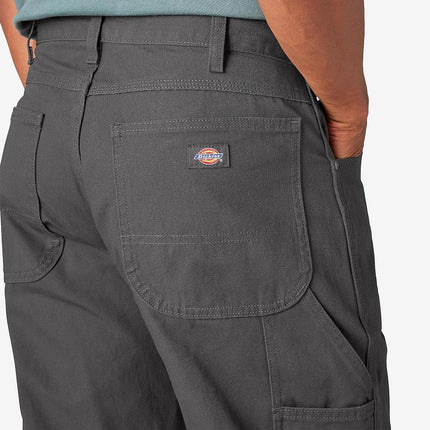 Dickies Men's Relaxed Fit Straight-Leg Duck Carpenter Jean, Slate, 34W x 32L
