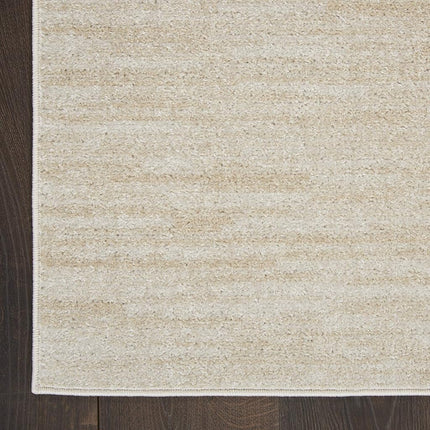 Tapis d'intérieur/extérieur carré Nourison Essentials Ivoire Beige 2,13 m x 2,13 m
