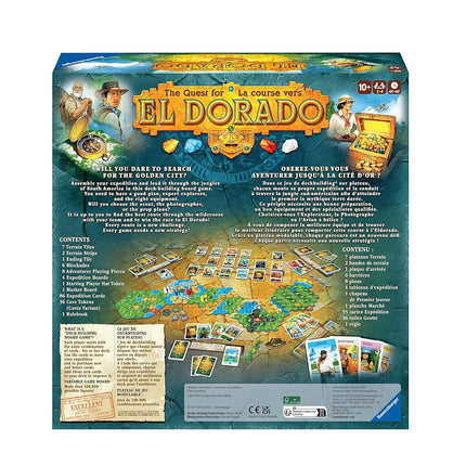Ravensburger The Quest for El Dorado Strategy Game for Adults&Kids Age 10+