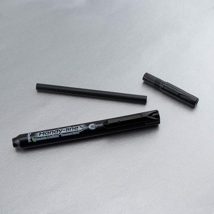 Permanent Retractable Marker Slim Type, 4.5mm Bullet Point, Black Ink, Box of 12