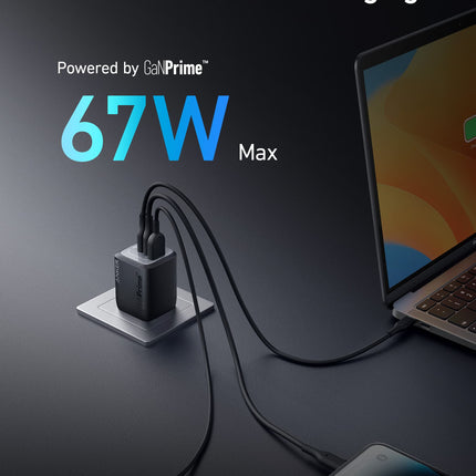 Anker Prime 67W GaN Wall Charger (3 Ports)