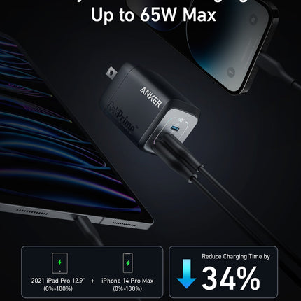 Anker Prime 67W GaN Wall Charger (3 Ports)