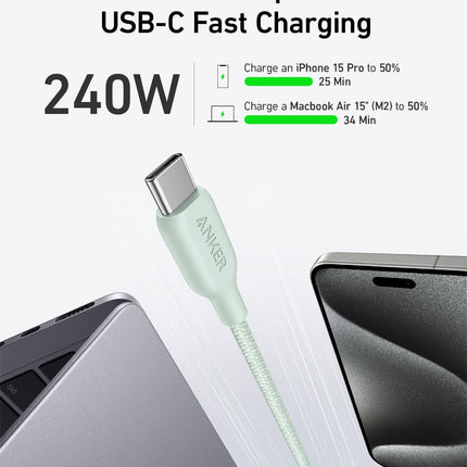 Anker <b>543</b> USB-C to USB-C Cable (Bio-Braided)