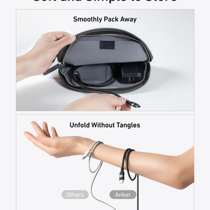 Anker Laptop Power Bank (25K, 165W, Built-In and Retractable Cables)
