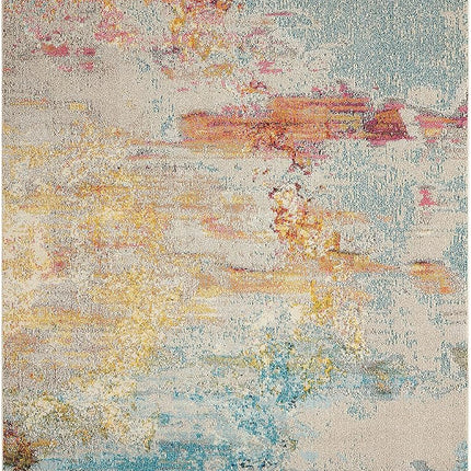 Nourison Celestial Modern Area Rug, 3' x 5' (3' x 5'), Ivory/Pink