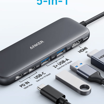 Anker <b>332</b> USB-C Hub (5-in-1)