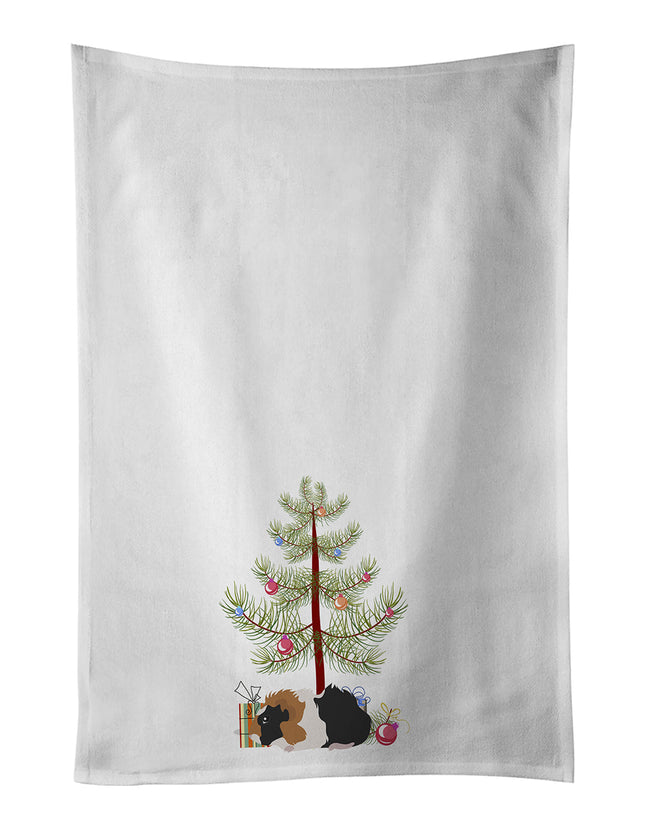 Abyssinian Guinea Pig Merry Christmas Kitchen Towel Set of 2-0