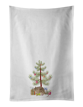 Zebra Mouse Merry Christmas Kitchen Towel Set of 2-0