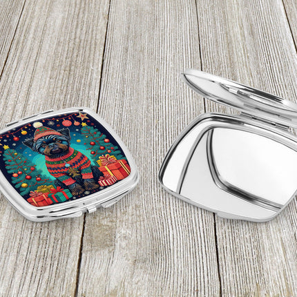 Affenpinscher Christmas Compact Mirror-2