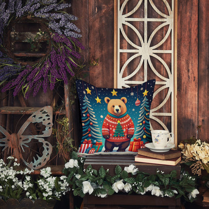 Bear Christmas Throw Pillow-4