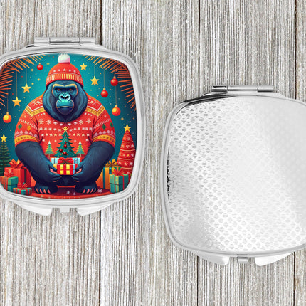 Gorilla Christmas Compact Mirror-3