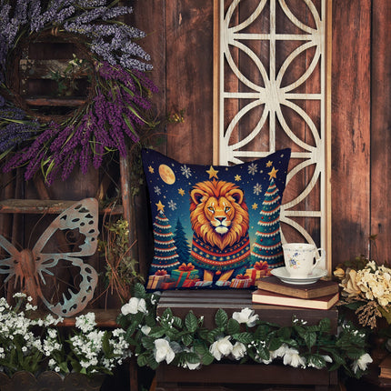 Lion Christmas Throw Pillow-4
