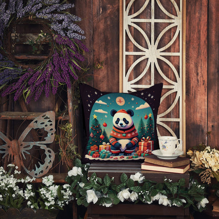 Panda Christmas Throw Pillow-4