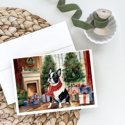 Boston Terrier Christmas Greeting Cards Pack of 8-1