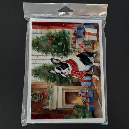 Boston Terrier Christmas Greeting Cards Pack of 8-2