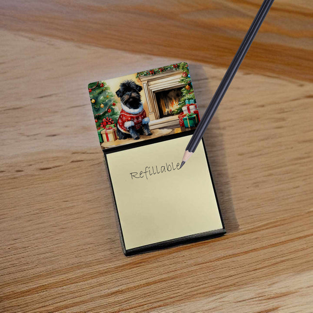 Affenpinscher Cozy Christmas Sticky Note Holder-1