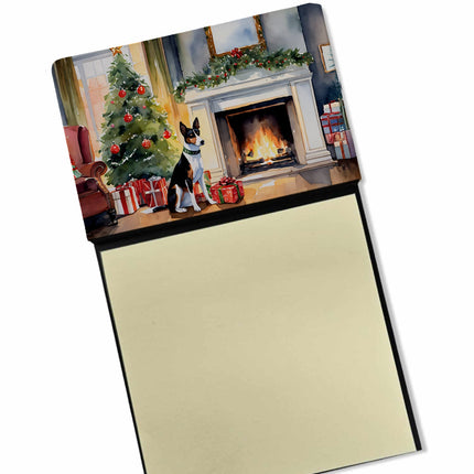Basenji Cozy Christmas Sticky Note Holder-0