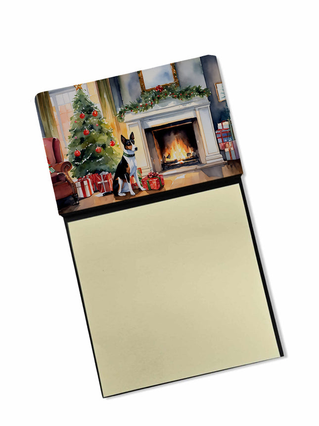 Basenji Cozy Christmas Sticky Note Holder-0