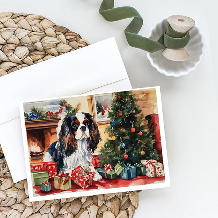 Cavalier Spaniel Cozy Christmas Greeting Cards Pack of 8-1