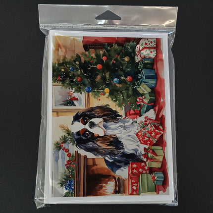 Cavalier Spaniel Cozy Christmas Greeting Cards Pack of 8-2