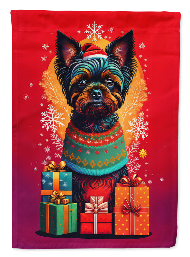 Affenpinscher Holiday Christmas Garden Flag-0
