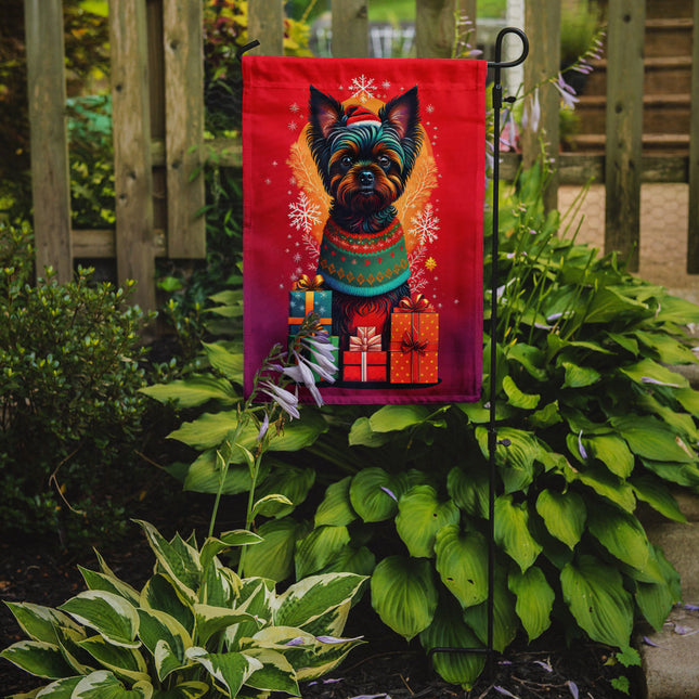 Affenpinscher Holiday Christmas Garden Flag-1