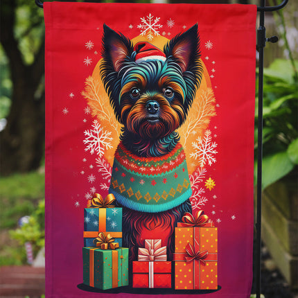 Affenpinscher Holiday Christmas Garden Flag-2