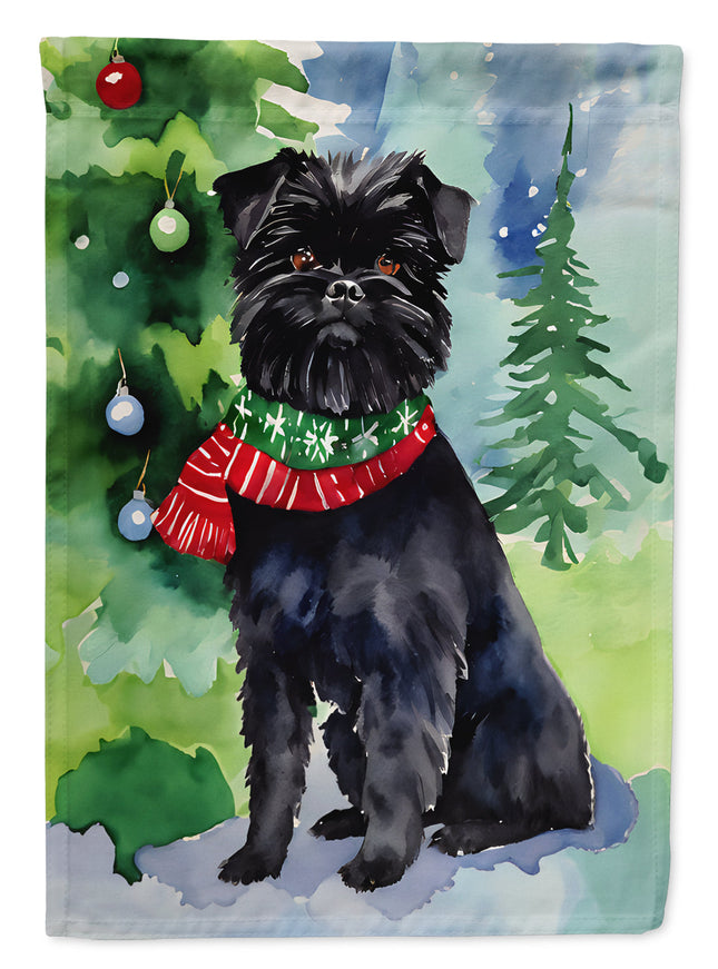 Affenpinscher Christmas Garden Flag-0