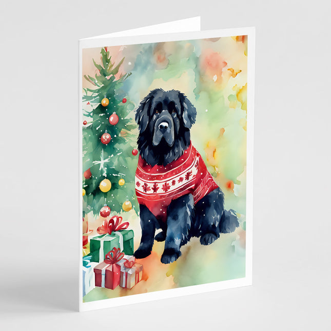 Newfoundland Christmas Greeting Cards Pack of 8-0