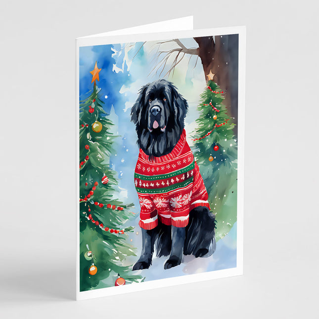 Newfoundland Christmas Greeting Cards Pack of 8-0