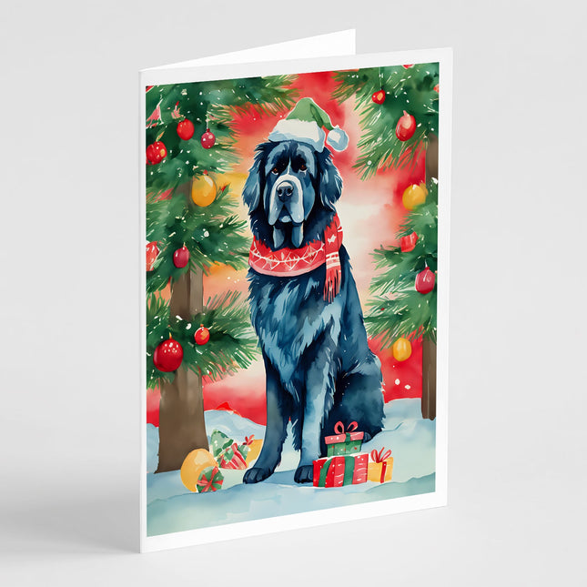 Newfoundland Christmas Greeting Cards Pack of 8-0