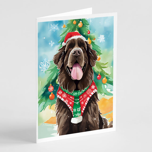 Newfoundland Christmas Greeting Cards Pack of 8-0