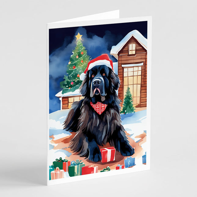 Newfoundland Christmas Greeting Cards Pack of 8-0