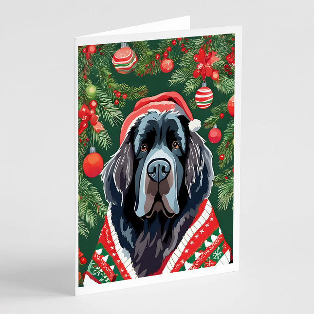 Newfoundland Christmas Greeting Cards Pack of 8-0
