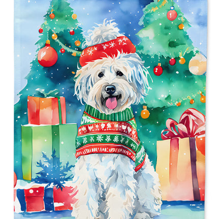Puli Christmas Garden Flag-0