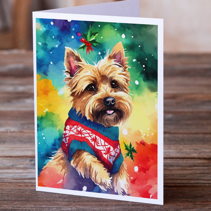Yorkshire Terrier Yorkie Christmas Greeting Cards Pack of 8-1
