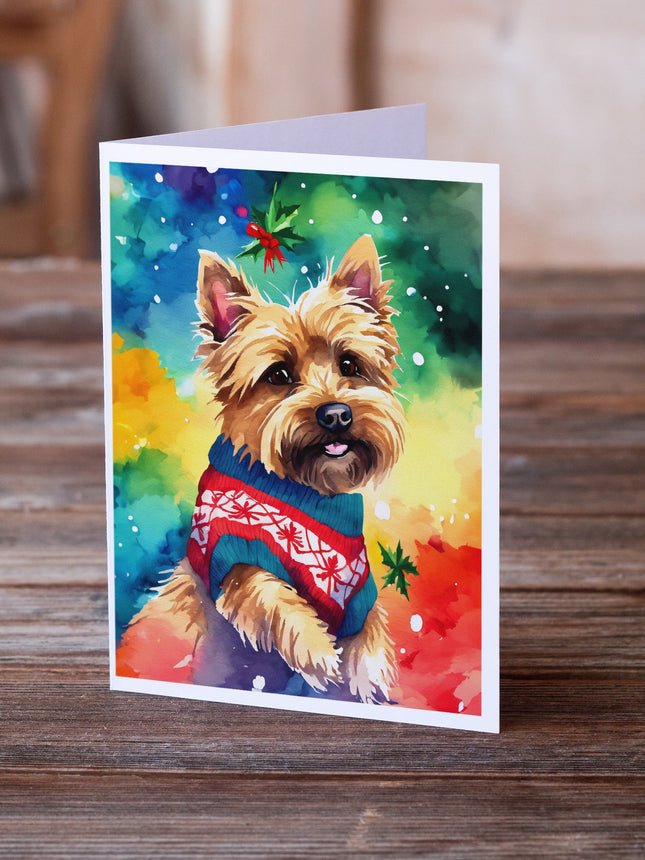 Yorkshire Terrier Yorkie Christmas Greeting Cards Pack of 8-1