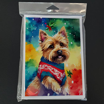 Yorkshire Terrier Yorkie Christmas Greeting Cards Pack of 8-2