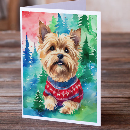 Yorkshire Terrier Yorkie Christmas Greeting Cards Pack of 8-1
