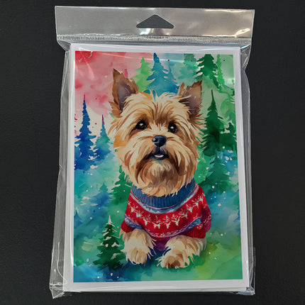Yorkshire Terrier Yorkie Christmas Greeting Cards Pack of 8-2