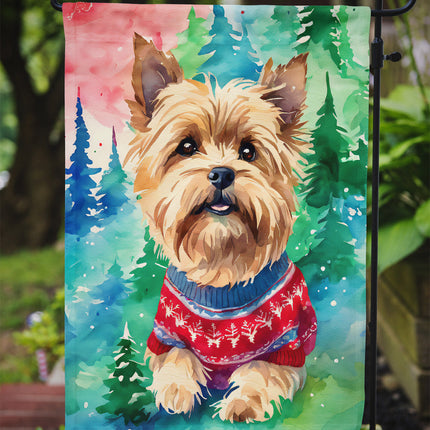 Yorkshire Terrier Yorkie Christmas Garden Flag-2