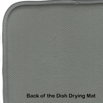 Affenpinscher Christmas Cookies Dish Drying Mat-4