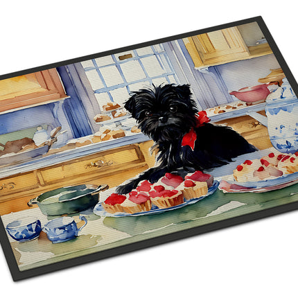 Affenpinscher Christmas Cookies Doormat-0