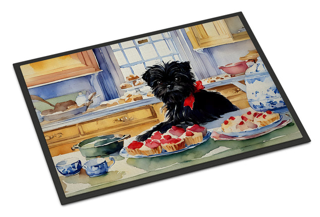 Affenpinscher Christmas Cookies Doormat-0