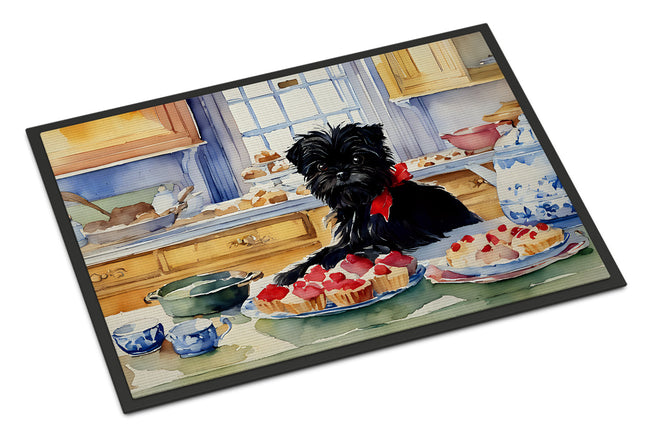 Affenpinscher Christmas Cookies Doormat-0