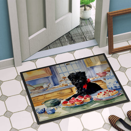 Affenpinscher Christmas Cookies Doormat-3