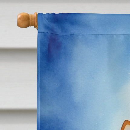 Shiba Inu Christmas Reindeer House Flag-2