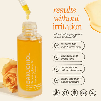 Bakuchiol Skin Renewing Facial Oil (Retinol Alternative)