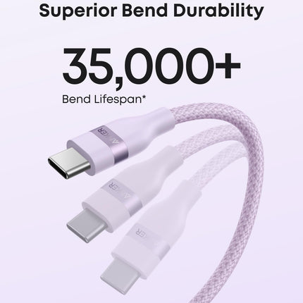 Anker USB-A to USB-C Cable (3 ft / 6 ft, Upcycled-Braided)