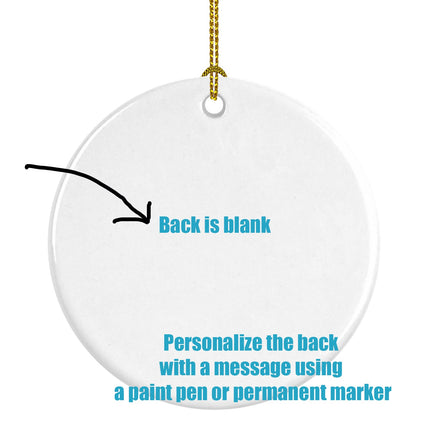 Affenpinscher #1 Merry Christmas Ceramic Ornament-2